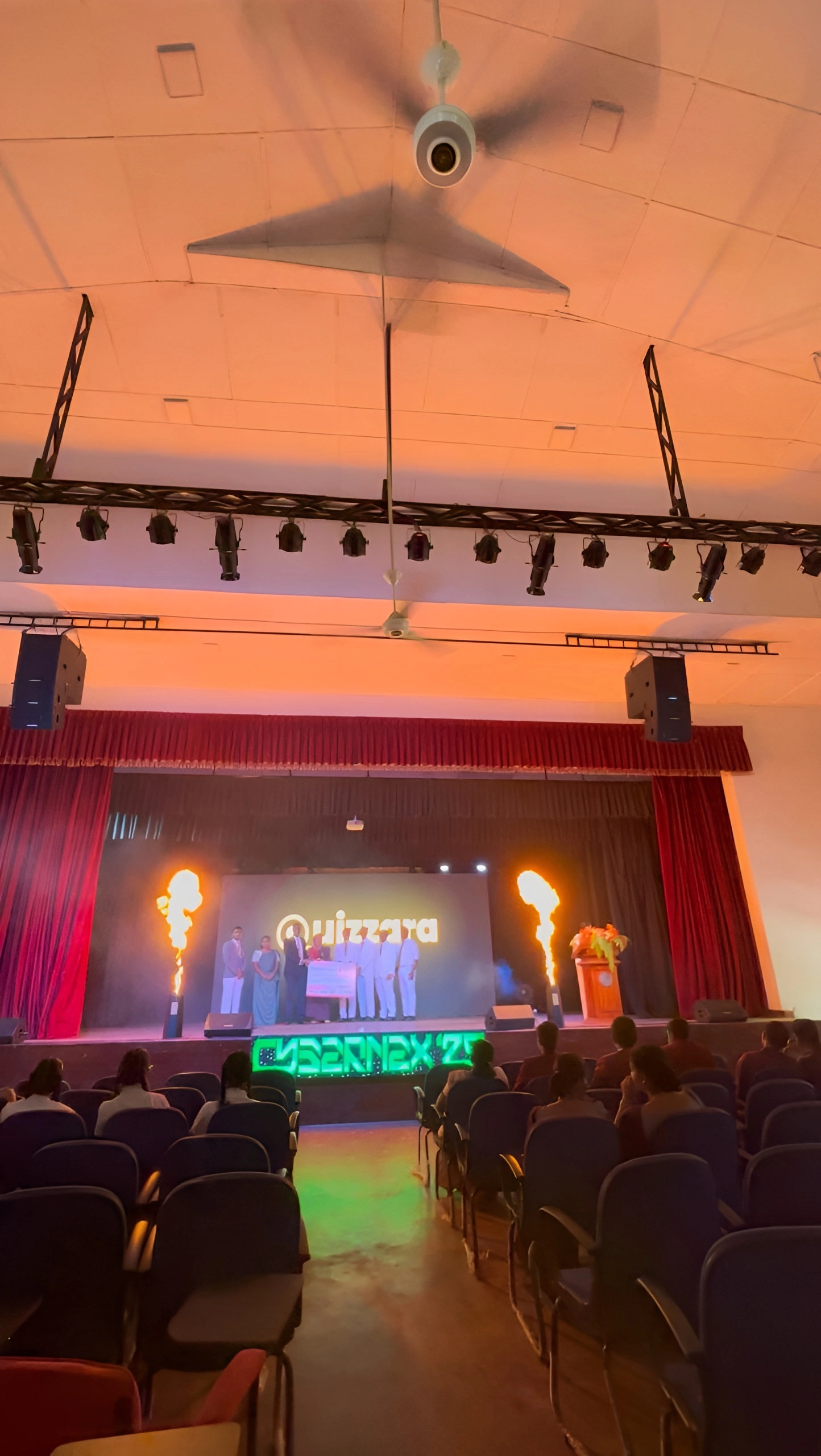 Students participating in a club activity