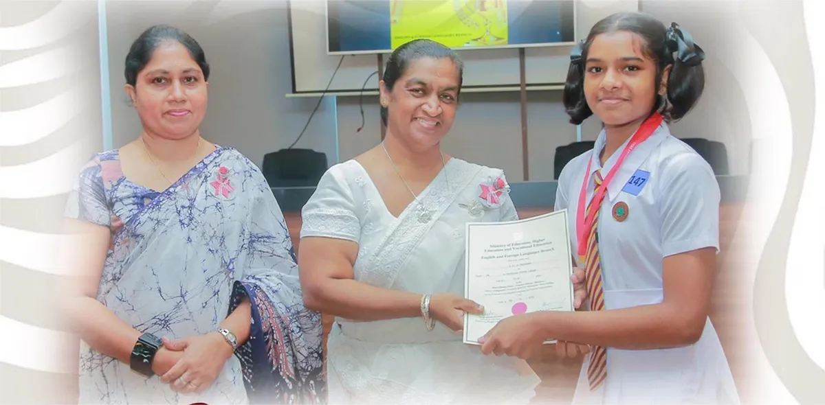 S.D.C.N. Methmalee Wins 1st Place at National English Language & Drama Competition 2025