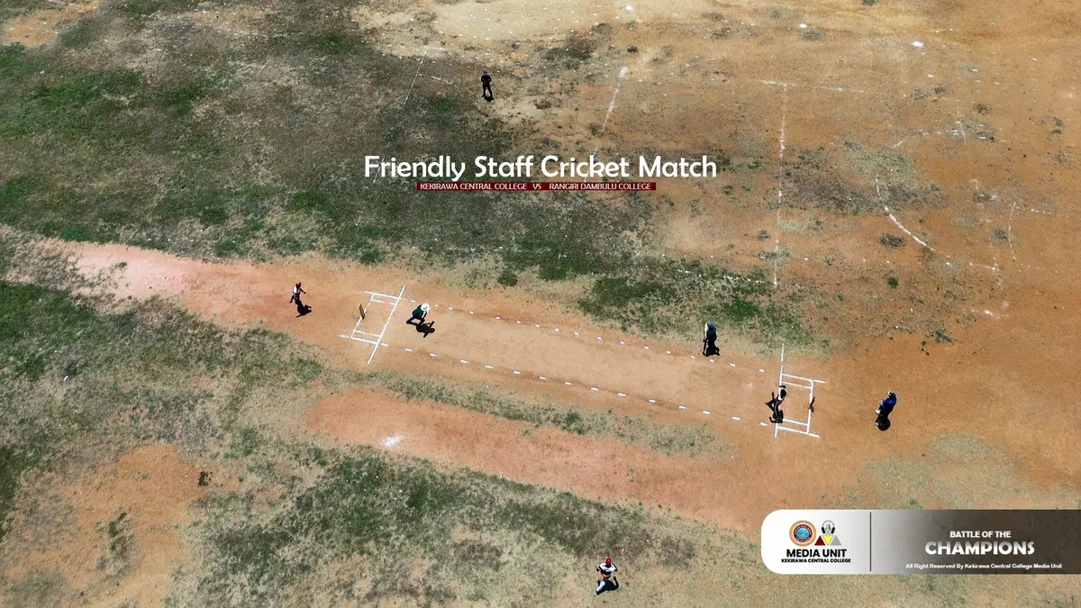 Kekirawa Central College Triumphs in Friendly Staff Cricket Match Ahead of “Battle of the Champions”