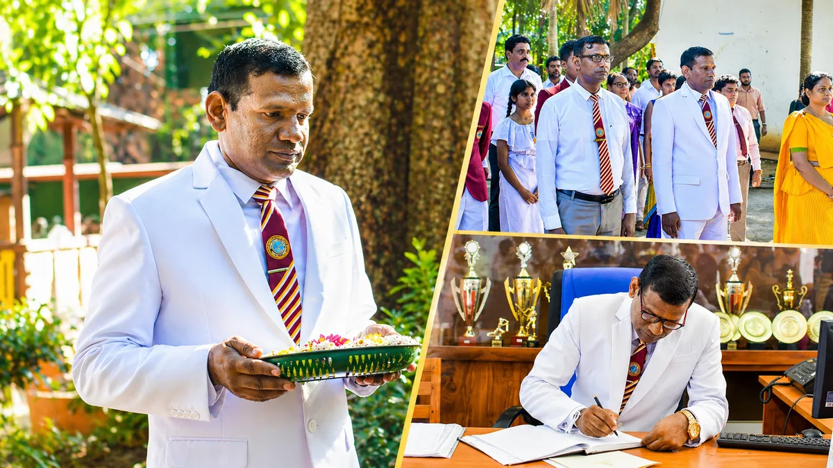 Kekirawa Central College Welcomes Mr. H.M.N.W. Herath as the New Principal