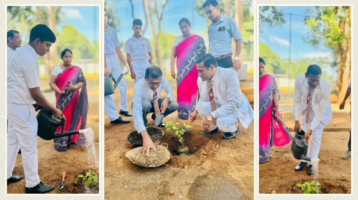 "Let It Grow": Kekirawa Central College Celebrates World Environment Day with a Tree Planting Initiative