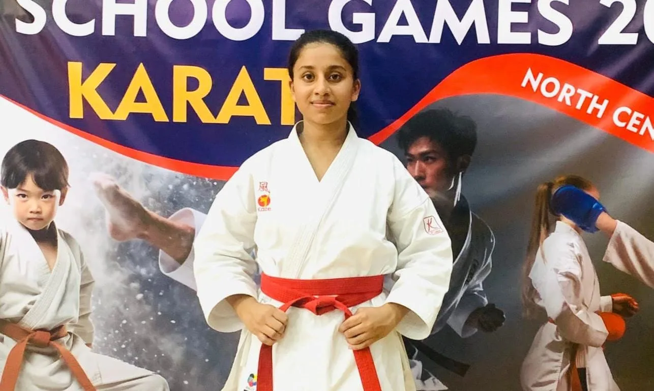 Striking Bronze: Omali Natasha Secures Third Place at Provincial Karate Championship