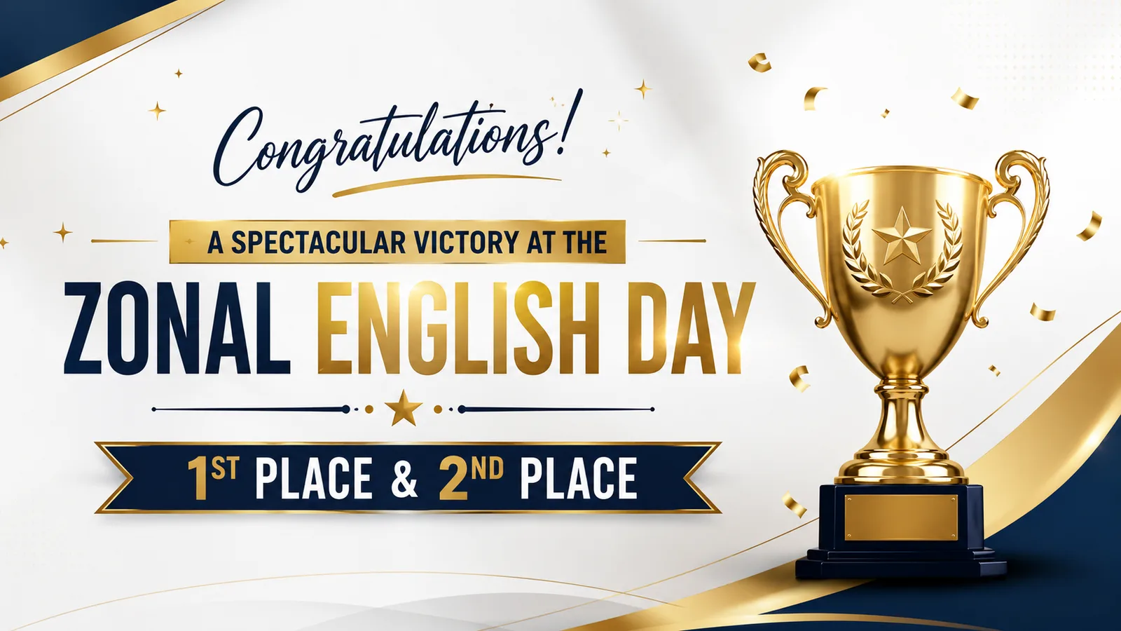 A Spectacular Victory at the Zonal English Day: 45 KCC Students Qualify for Provincials