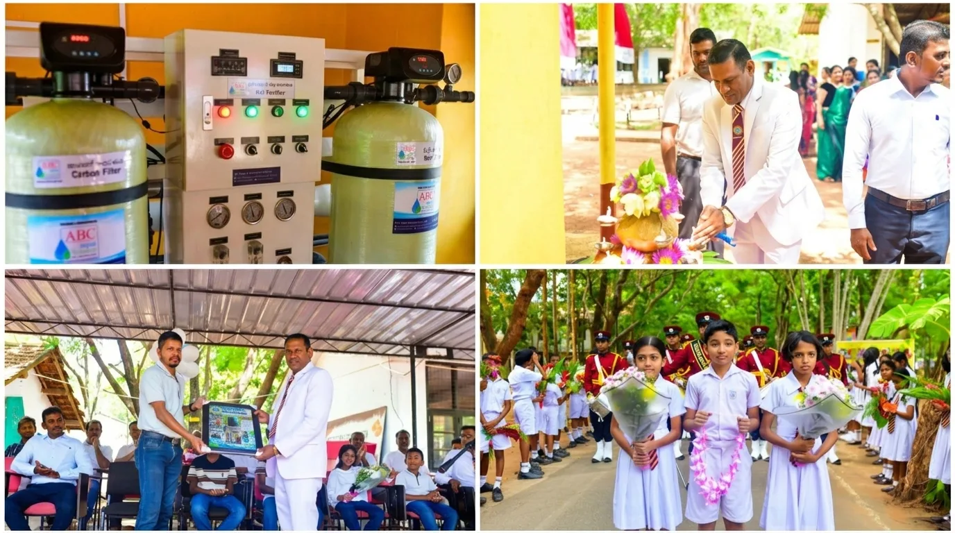 Inauguration of the New Water Purification System for Zones 6, 7, and 8