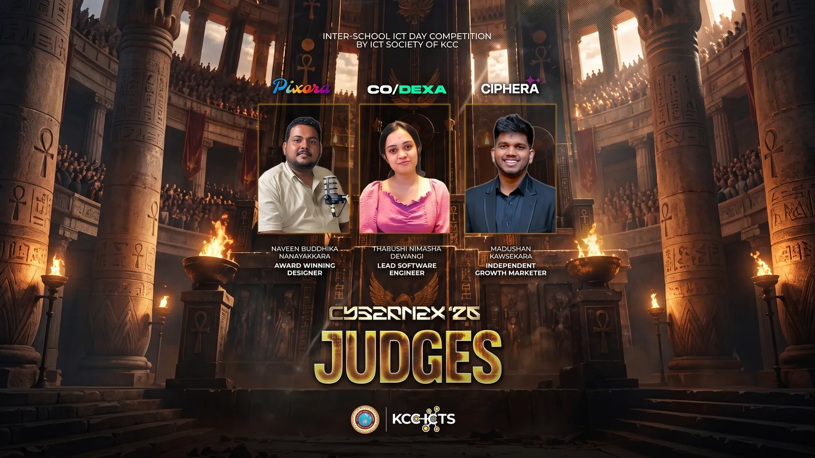 By Their Judgment, the Worthy Shall Rise: Meet the Judges of CyberNex '26